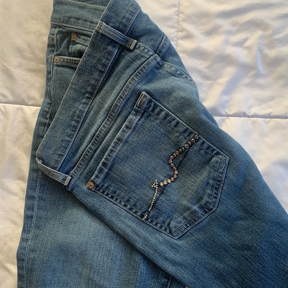 7 for all mankind Womens Roxanne Skinny Jeans, Size 32 - Picture 4 of 4
